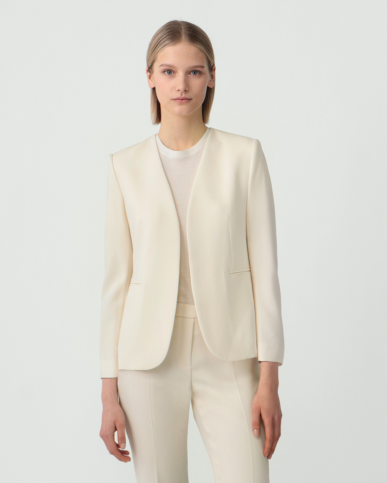 新品thory luxe FLONEN FLOWジャケット洗えるニュアンスカラー Admiral Crepe Lindrayia Jacket B | WOMEN（レディース