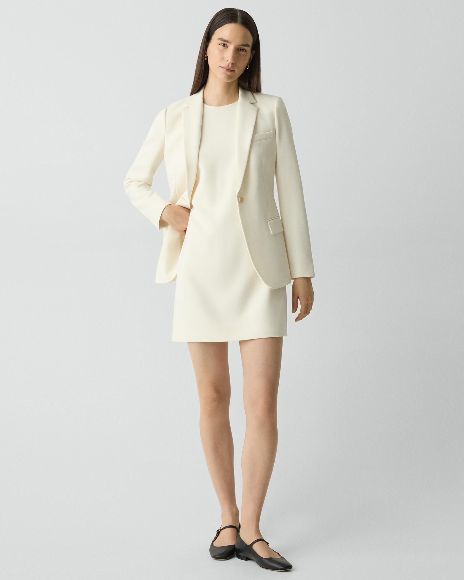 Admiral Crepe Staple Blazer B | WOMEN（レディース）｜Theory