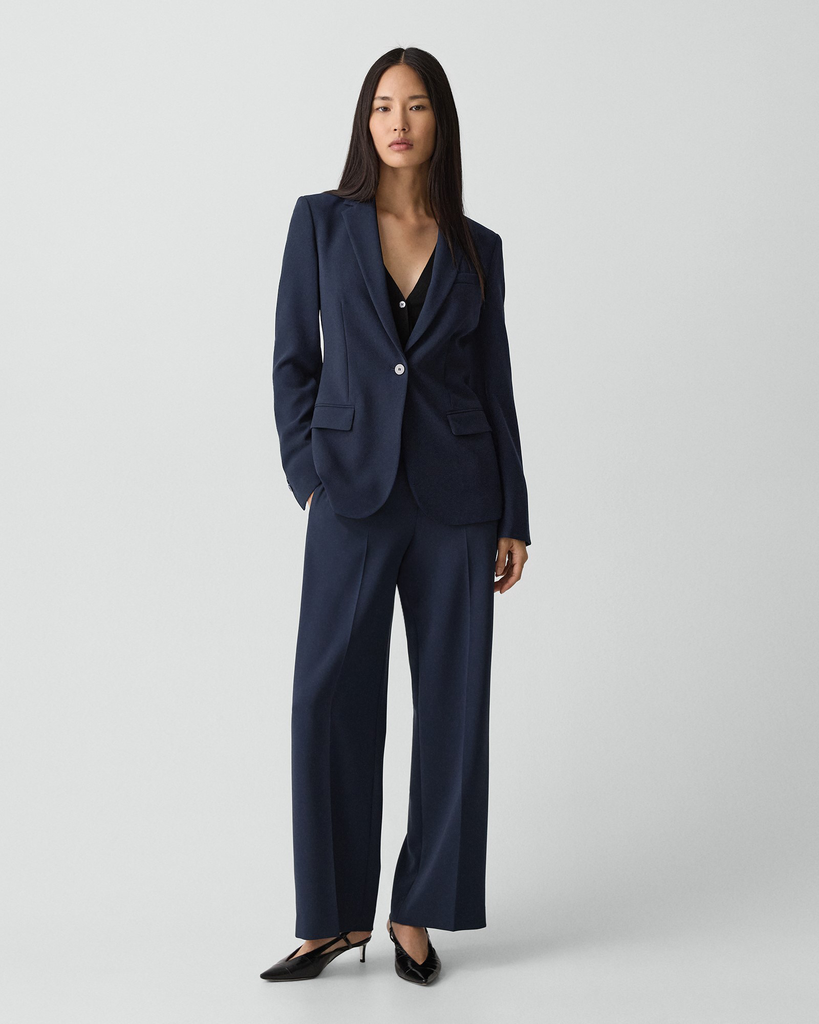 Admiral Crepe Staple Blazer B | WOMEN（レディース）｜Theory 公式