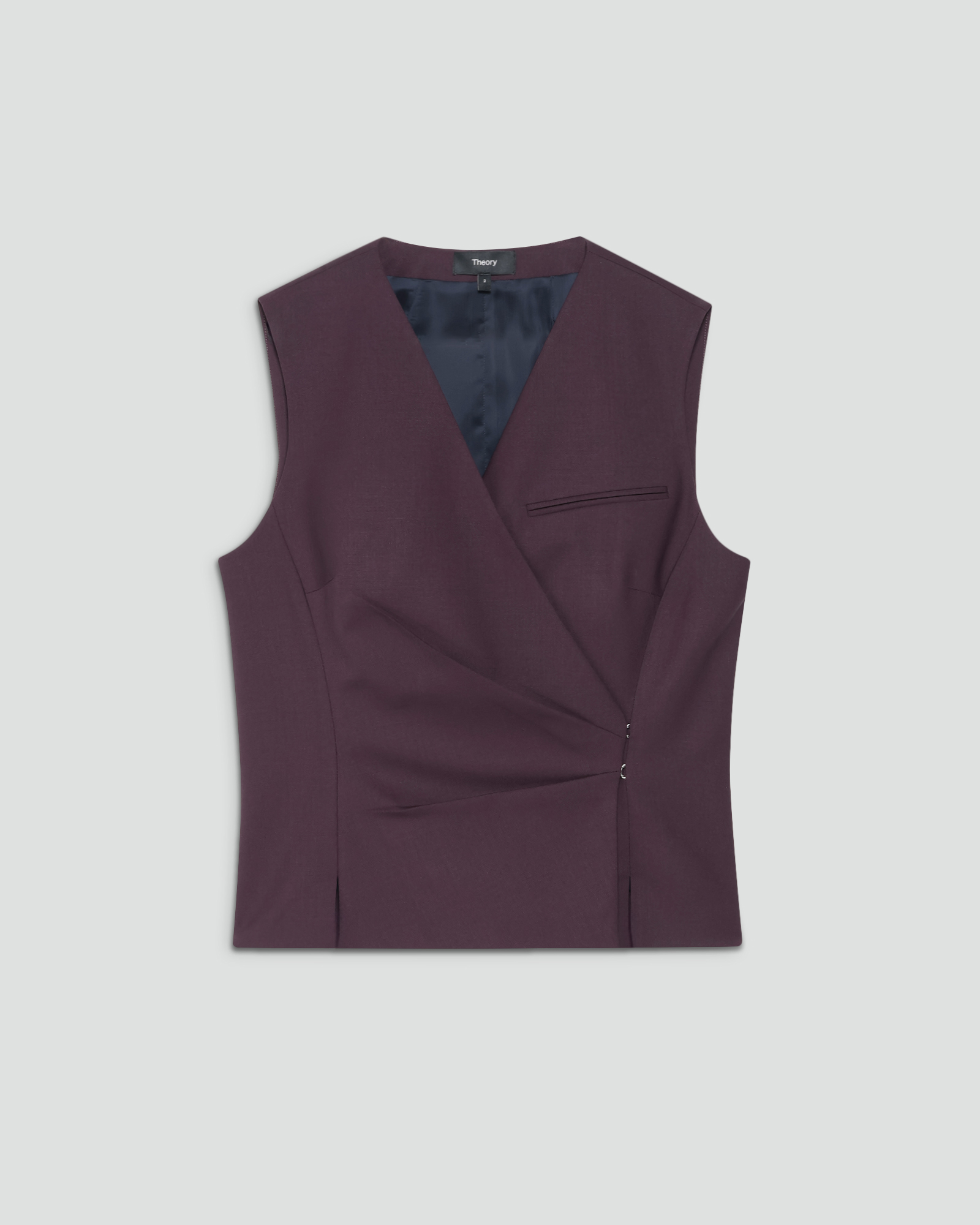 一部限定カラー Traceable Wool Wrap Vest | WOMEN（レディース