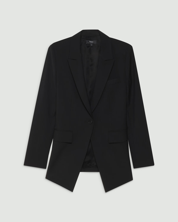 新品同様　theory Traceable Wool パンツスーツ　黒　0 新品同様 theory Traceable Wool パンツスーツ 黒 0 （Essential