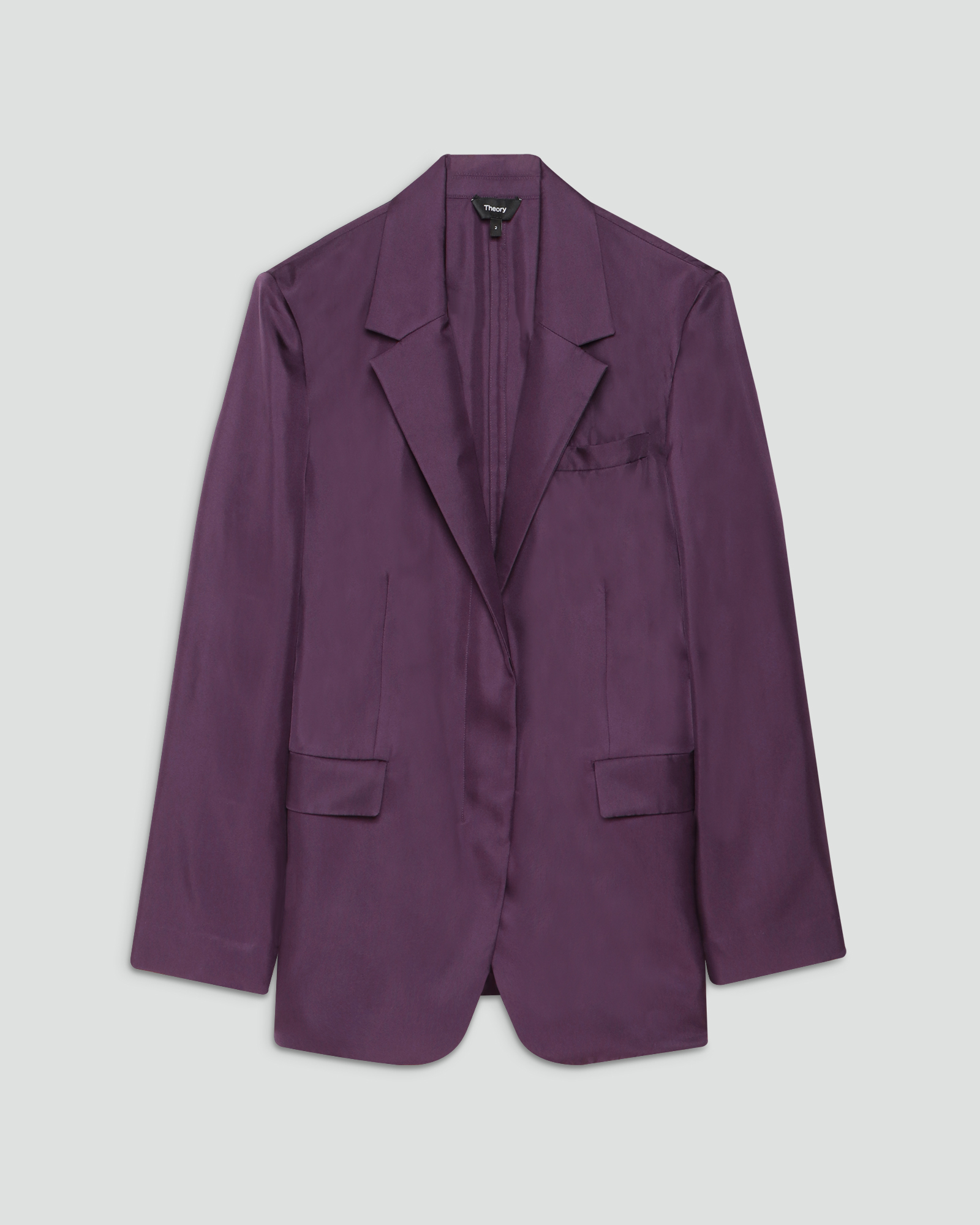予約商品》 Mod Silk Twill Cinched Blazer | WOMEN（レディース