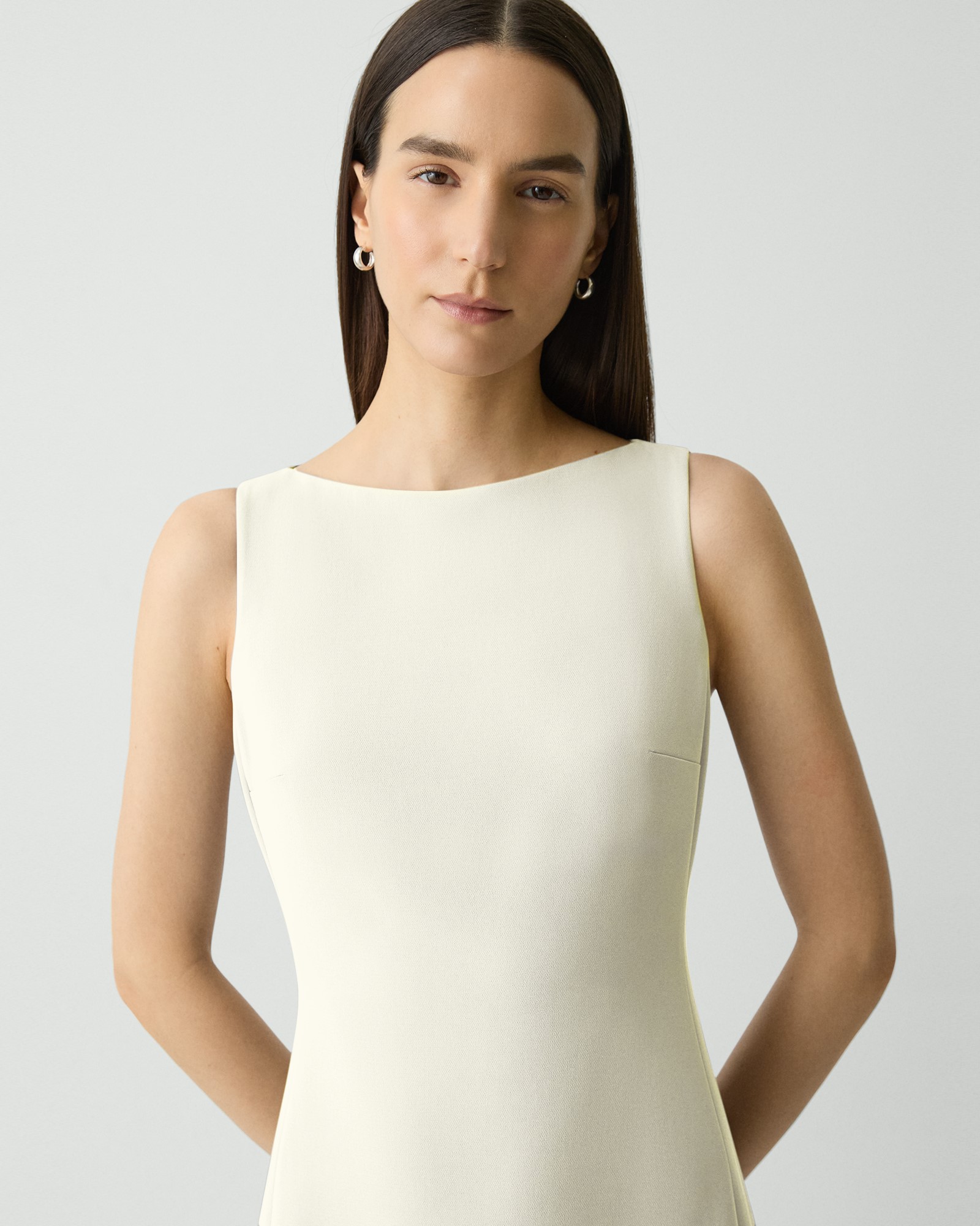 Admiral Crepe Flared Dress | WOMEN（レディース）｜Theory 公式通販