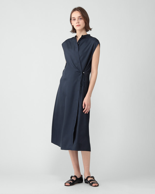 【Theory】Mod Silk Twill Convertible Wrap Dress 【Theory】Mod Silk Twill Convertible Wrap Dress