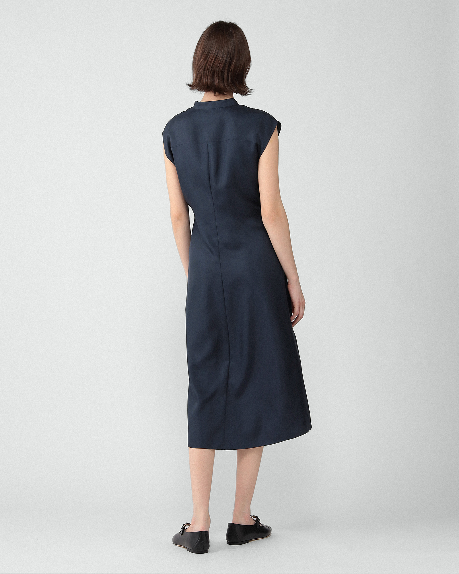 Mod Silk Twill Convertible Wrap Dress | WOMEN（レディース