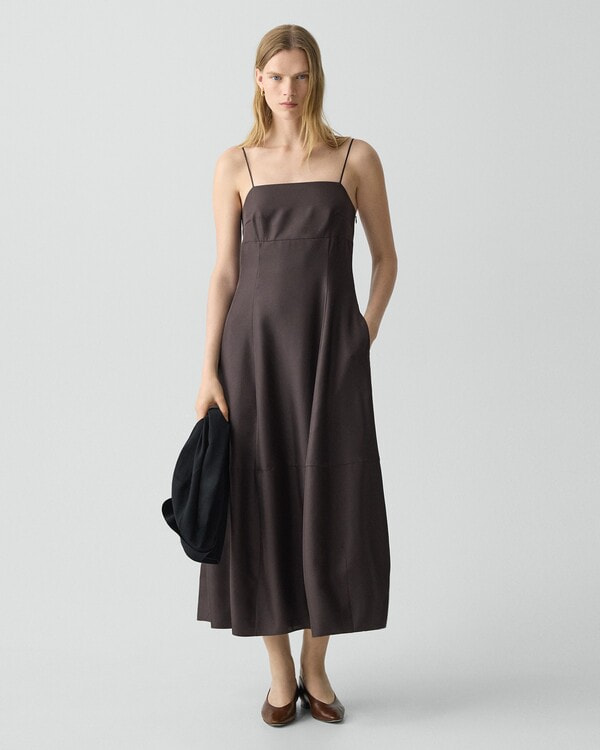 【Theory】《予約商品》 Mod Silk Twill Parachute Dress 【Theory】《予約商品》 Mod Silk Twill Parachute Dress