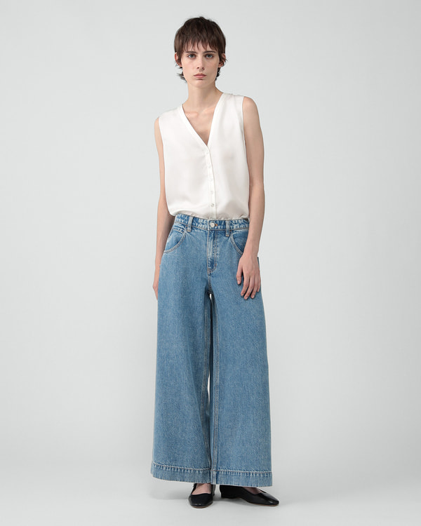 【Theory】《予約商品》 Relaxed Denim Aline Pant 【Theory】《予約商品》 Relaxed Denim Aline Pant