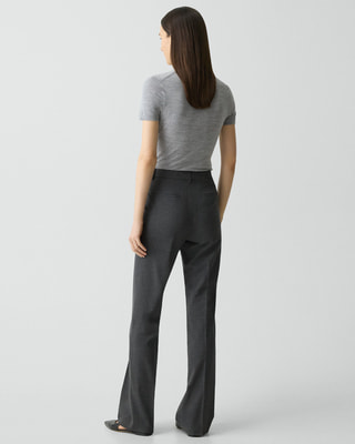 Traceable Wool Slim Trouser | WOMEN（レディース）｜Theory 公式通販