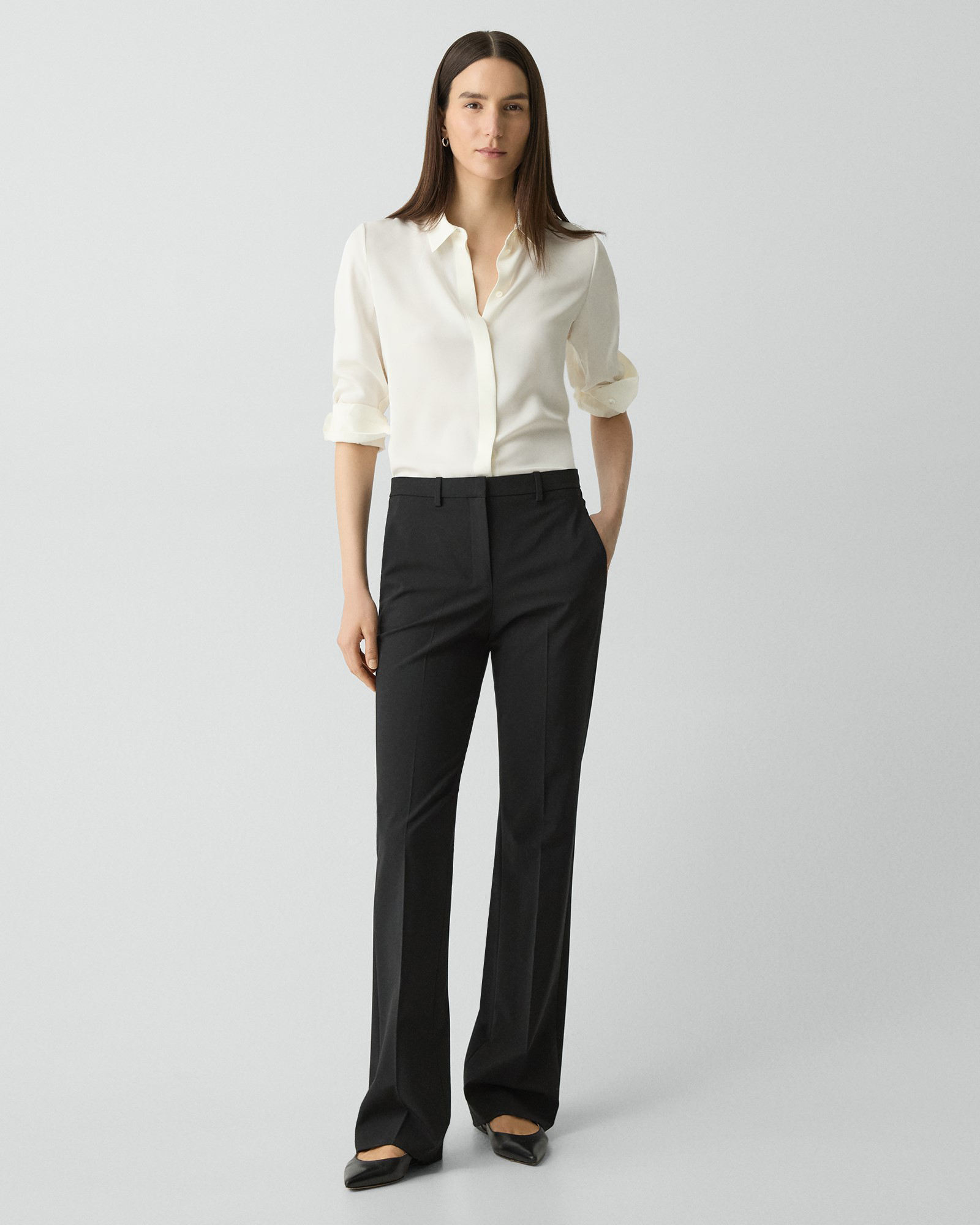一部店舗限定 Traceable Wool Slim Trouser | WOMEN（レディース