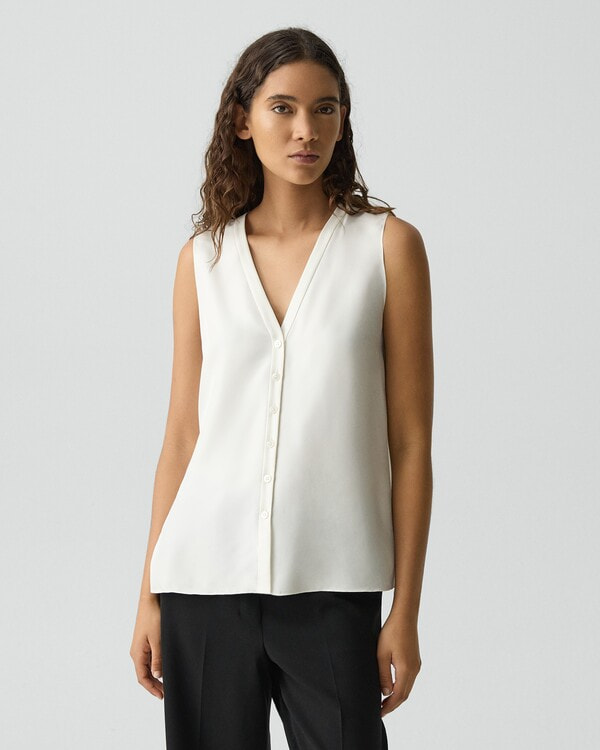 【Theory】Mod Silk Twill Sl Easy Bd Bl 【Theory】Mod Silk Twill Sl Easy Bd Bl