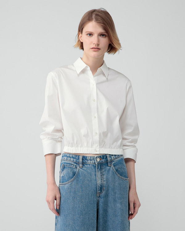 【Theory】Cotton Shirting Fixed Sleeve Shirt 【Theory】Cotton Shirting Fixed Sleeve Shirt
