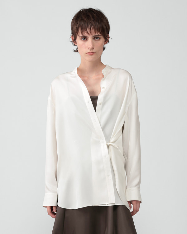 【Theory】《予約商品》 Mod Silk Twill Wrap Shirt 【Theory】《予約商品》 Mod Silk Twill Wrap Shirt