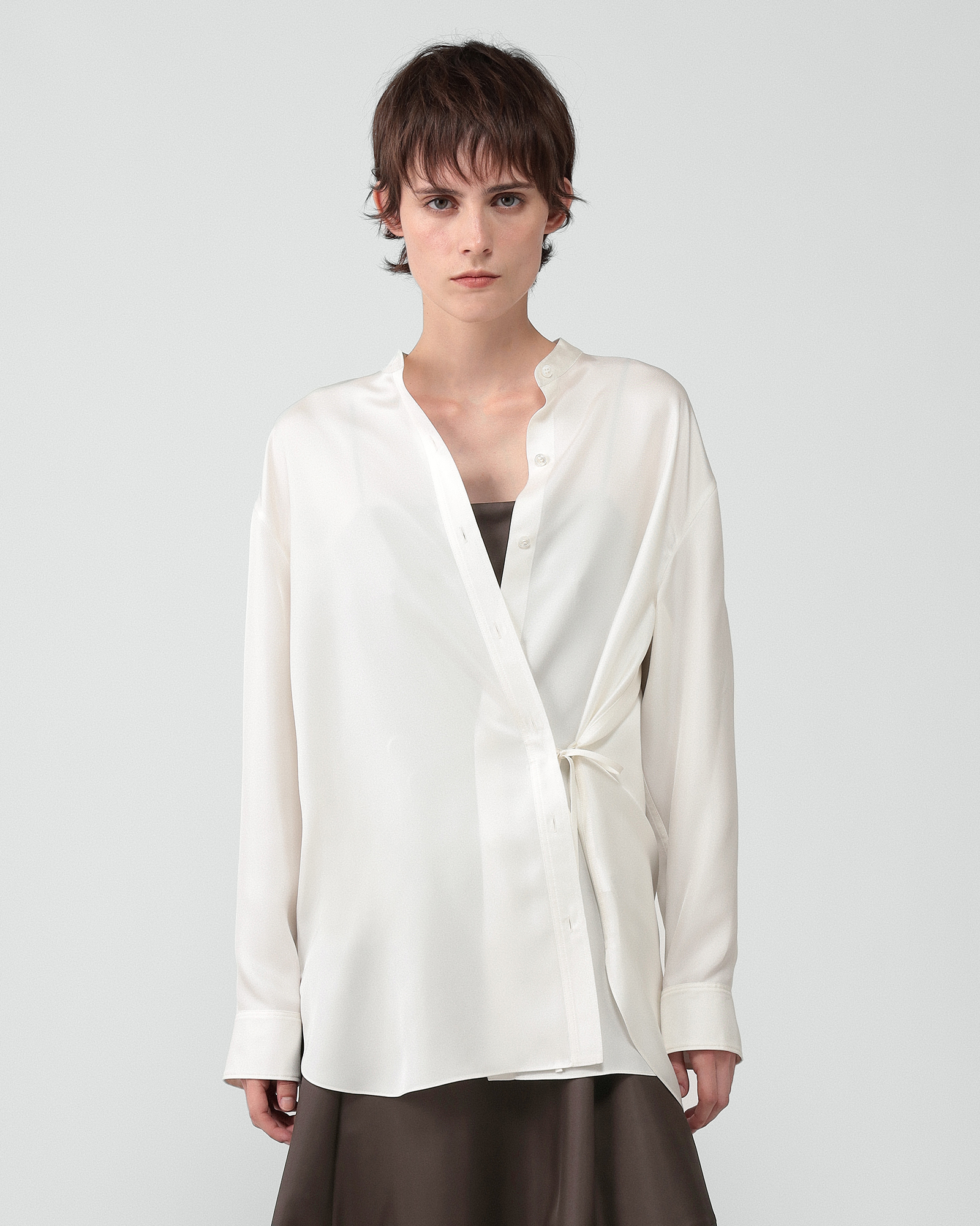 theory セオリー 編み込み リネン混 メッシュ パーカー ブルゾン 白 theory セオリー 編み込み リネン混 メッシュ パーカー ブルゾン