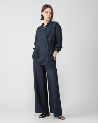 ジャケット・アウター Ringo theory luxe 794758B3 Mod Silk Twill Wrap Shirt | WOMEN（レディース）｜Theory 公式