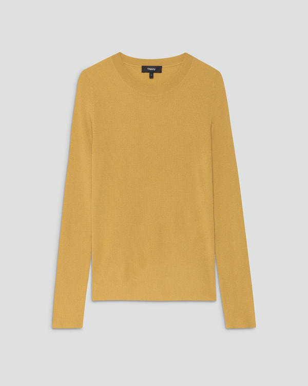 2024AW セオリー Regal Wool Mock Neck LS キャメル 2024AW セオリー