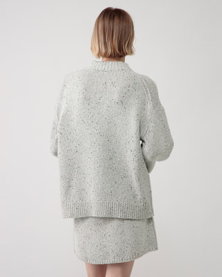 Speckled Tweed Drawstring Pullover | WOMEN（レディース）｜Theory