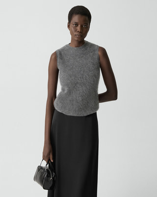 Airy Cashmere Brushed Top | WOMEN（レディース）｜Theory 公式通販サイト