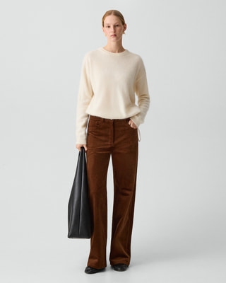 Airy Cashmere Drawstring Hem Pullover | WOMEN（レディース