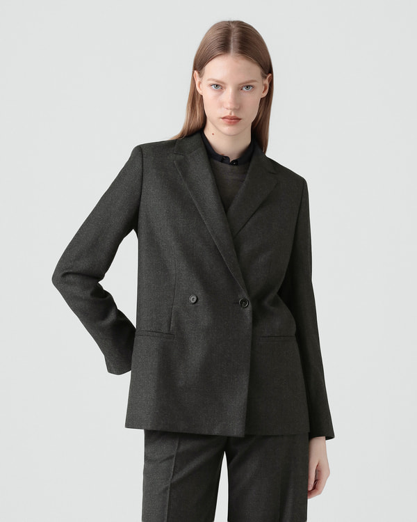 【Theory】《予約商品》 Sleek Flannel Relaxed Db Jkt 【Theory】《予約商品》 Sleek Flannel Relaxed Db Jkt