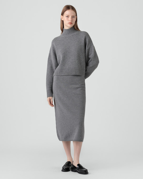 【Theory】《予約商品》 Lana Cash Straight Skirt J 【Theory】《予約商品》 Lana Cash Straight Skirt J