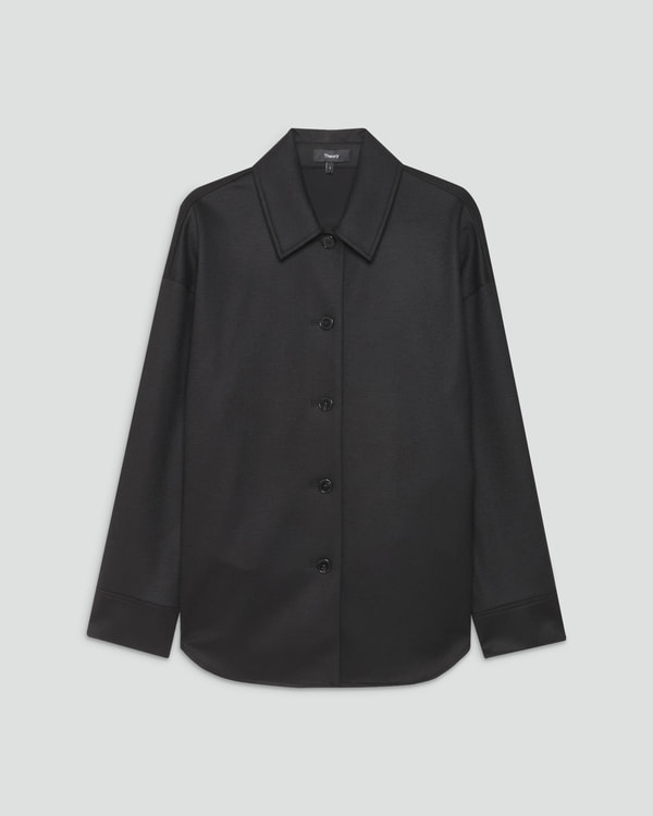 Theory ウォッシャブルブラウス（黒） theory luxe FLOW ウォッシャブルブラウス - メルカリ