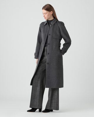 今季完売★セオリー New Divide GC Relaxed Trnch DF New Divide GC Trench Coat | WOMEN（レディース）｜Theory 公式通販サイト