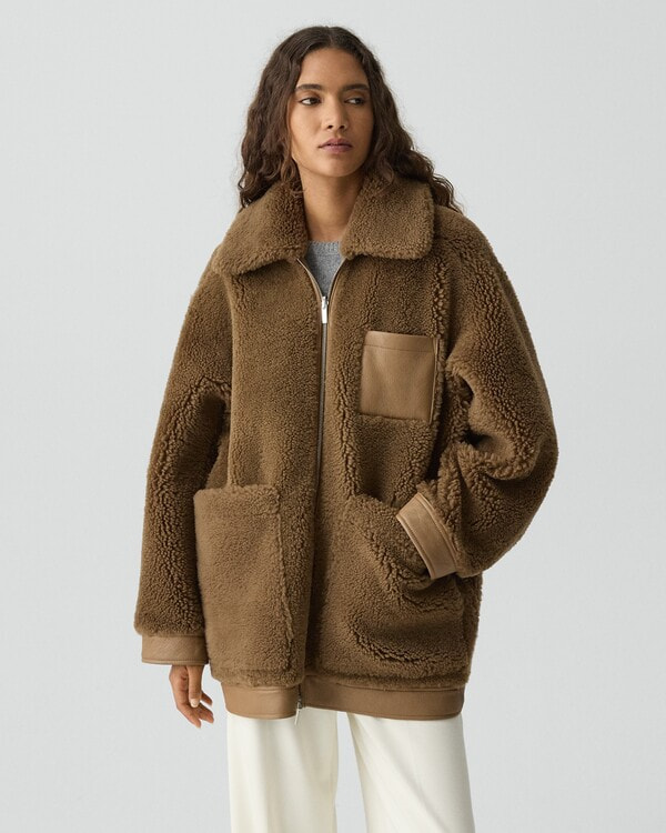 【Theory】一部店舗限定 Aero Shearling Reversible Coat 【Theory】一部店舗限定 Aero Shearling Reversible Coat