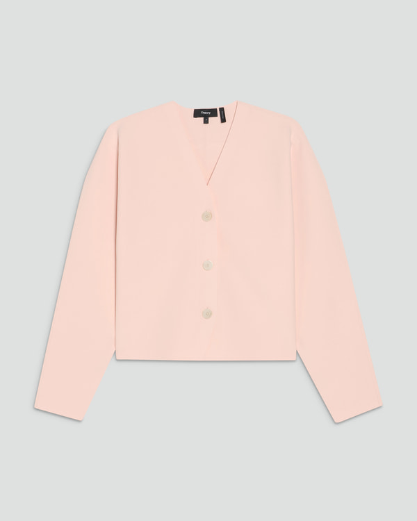 美品✨22AW セオリー カシミヤ混 LUXE NEW DIVIDE ピンク Theory [セオリー] 公式通販サイト