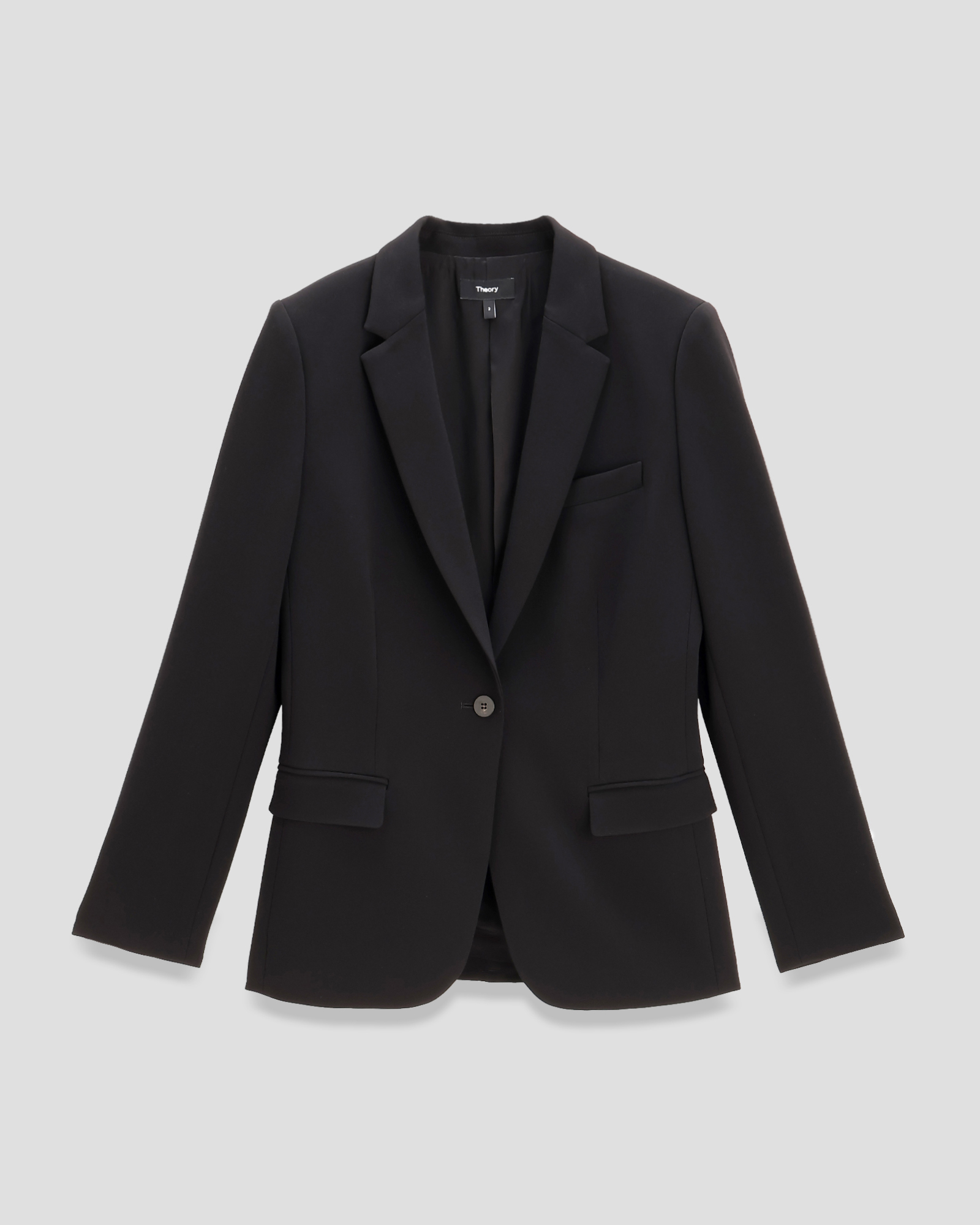 美品⭐︎Theory TAILOR 現行タグ ネイビー スカート スーツ 2 M PICCIN（ピッチン） スカートスーツ 「WEB限定」綾織りツイード台形