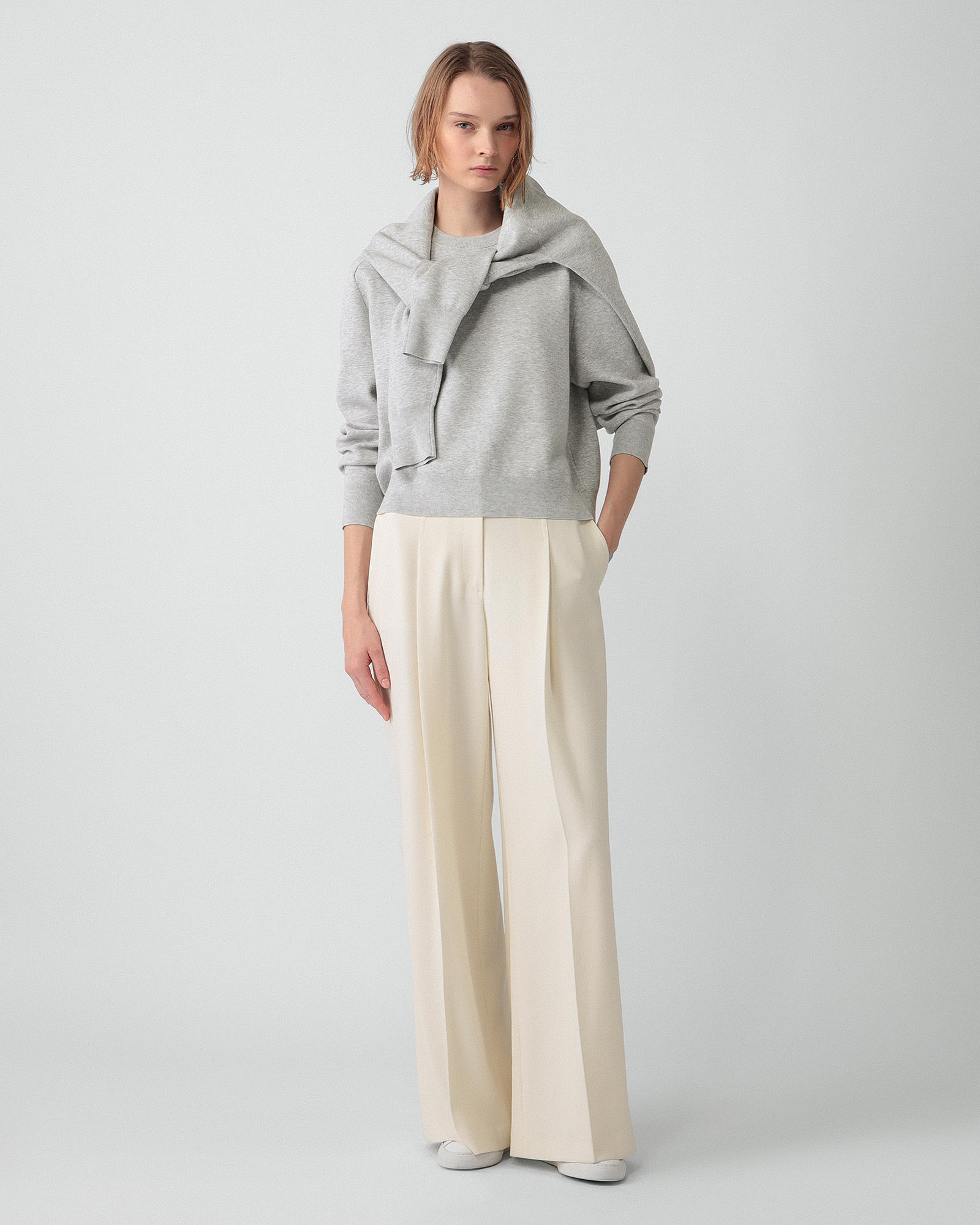 Admiral Crepe Oversized Pleated Trouser | WOMEN（レディース