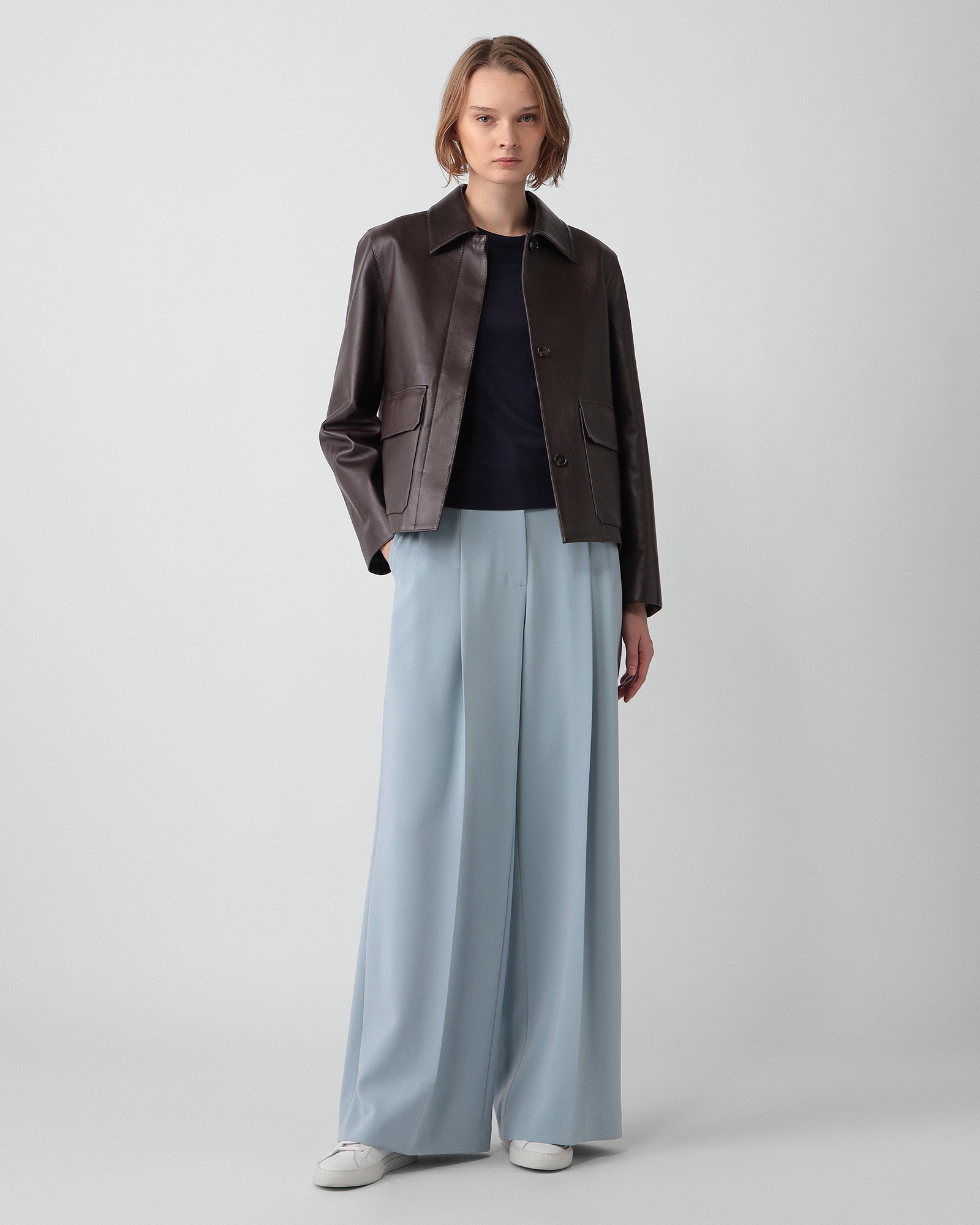 【新品タグ付】定番theory AdmiralCrepeFlaredDress 発売予定》 Admiral Crepe Oversized Pleated Trouser | WOMEN