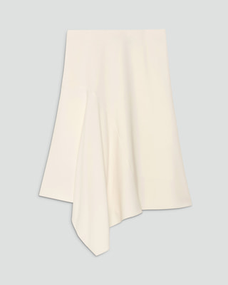 25SS新作 Theory Admiral Crepe プリーツスカート 白系 セオリー(Theory)公式通販 レディースファッション