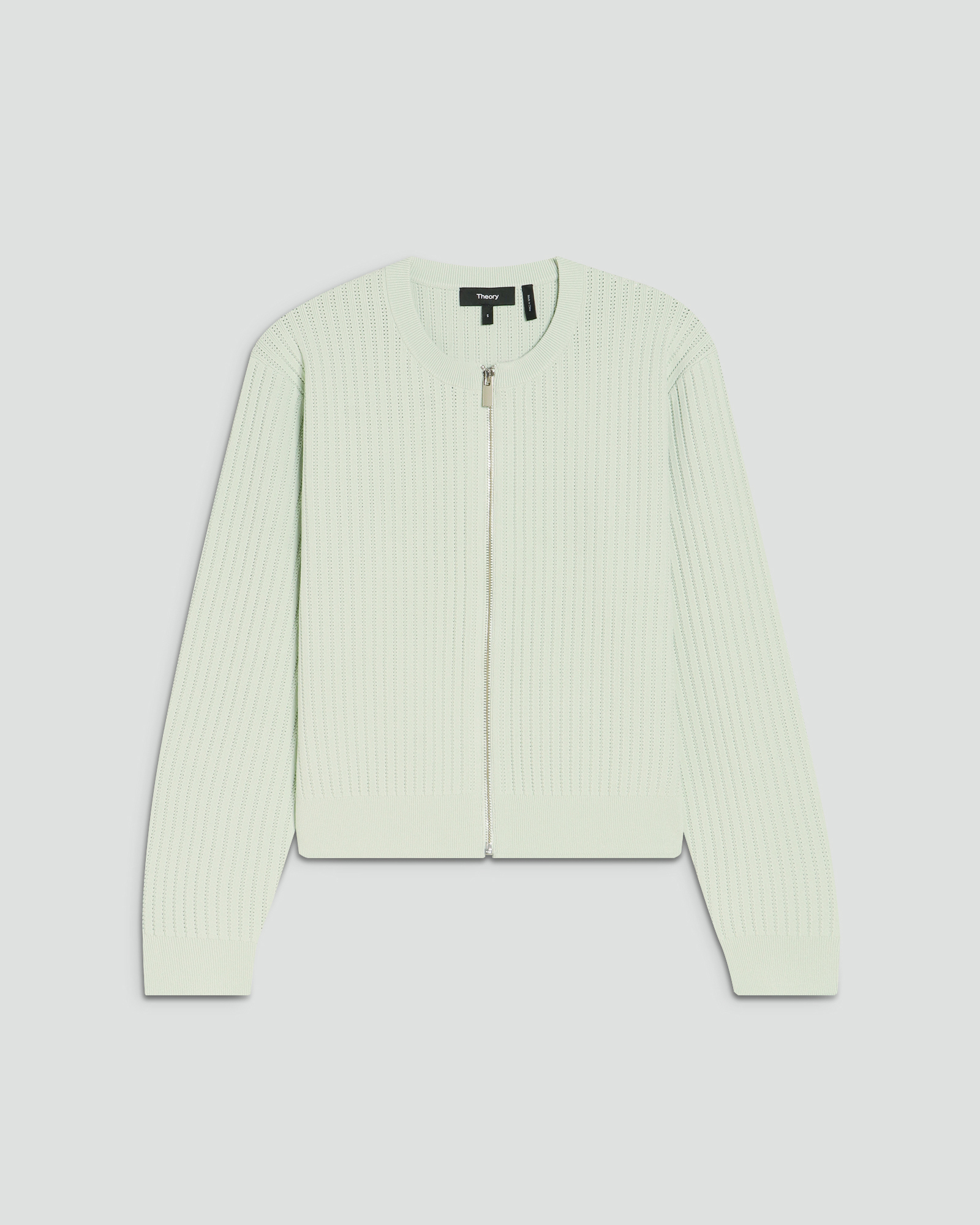 セオリー　CREPE KNIT VNECK BOMBER ジップニット セオリー(Theory)公式通販 レディースファッション