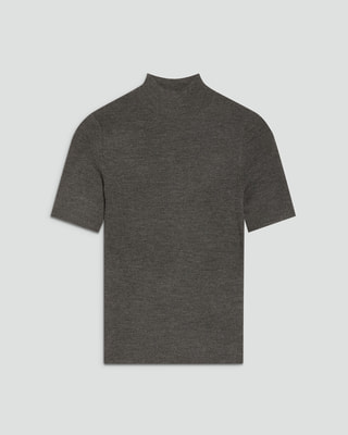 【新品タグ付】Theory セオリー リーガルウール ニット Tシャツ S 黒 セオリー(Theory)公式通販 レディースファッション