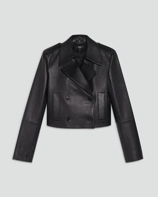 【試着のみ♡未使用】セオリー　Tailor Crepe ノーカラージャケット00 セオリー(Theory)公式通販 レディースファッション