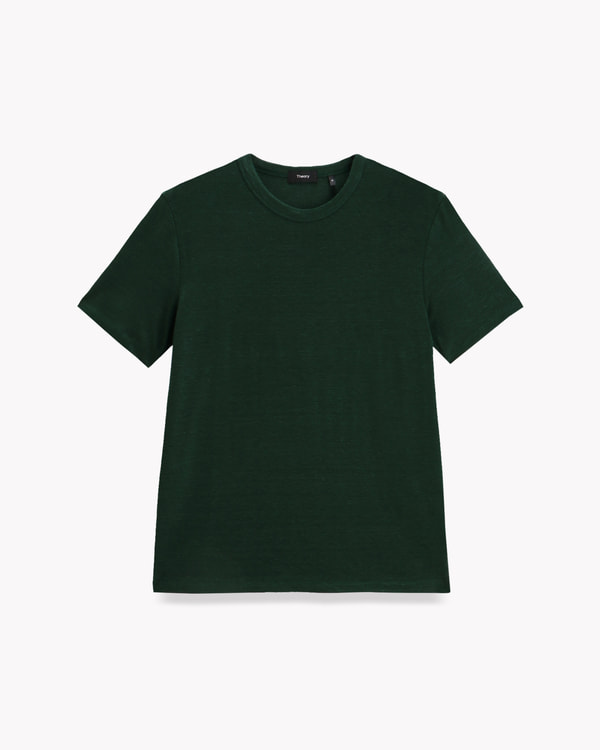 Theory Mens Essential Tee Flex Linen