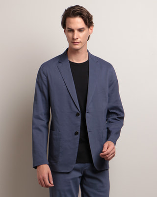 オールノット Theory セオリー リネンブレンドジャケット ブラック 44