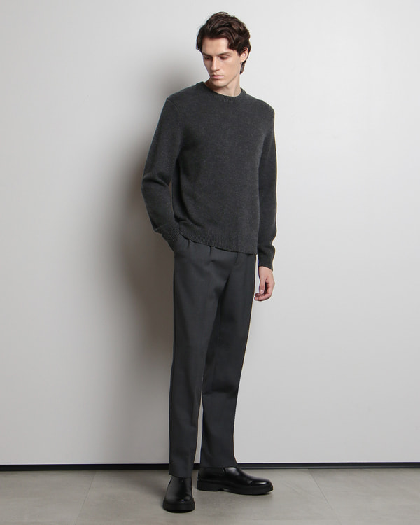 Theory Men's Hilles Crew M In Montana Wool Coat 24AW Theory