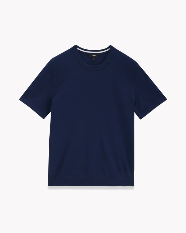 THEORY メンズ 半袖Tシャツ P0584704 E3H Theory Relaxed Crewneck Tee in Cotton Light Twist P0584704
