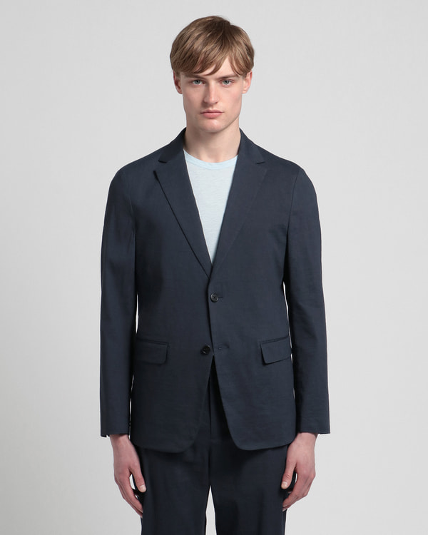 美品　Theory スーツ ダブル　CLINTON リネン 黒　XXL Namba Melange Clinton A | MEN | Theory [セオリー] 公式通販サイト