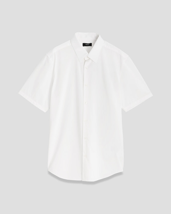 【Theory】Structure Knit Irving Shirt Shortsleeve 【Theory】Structure Knit Irving Shirt Shortsleeve