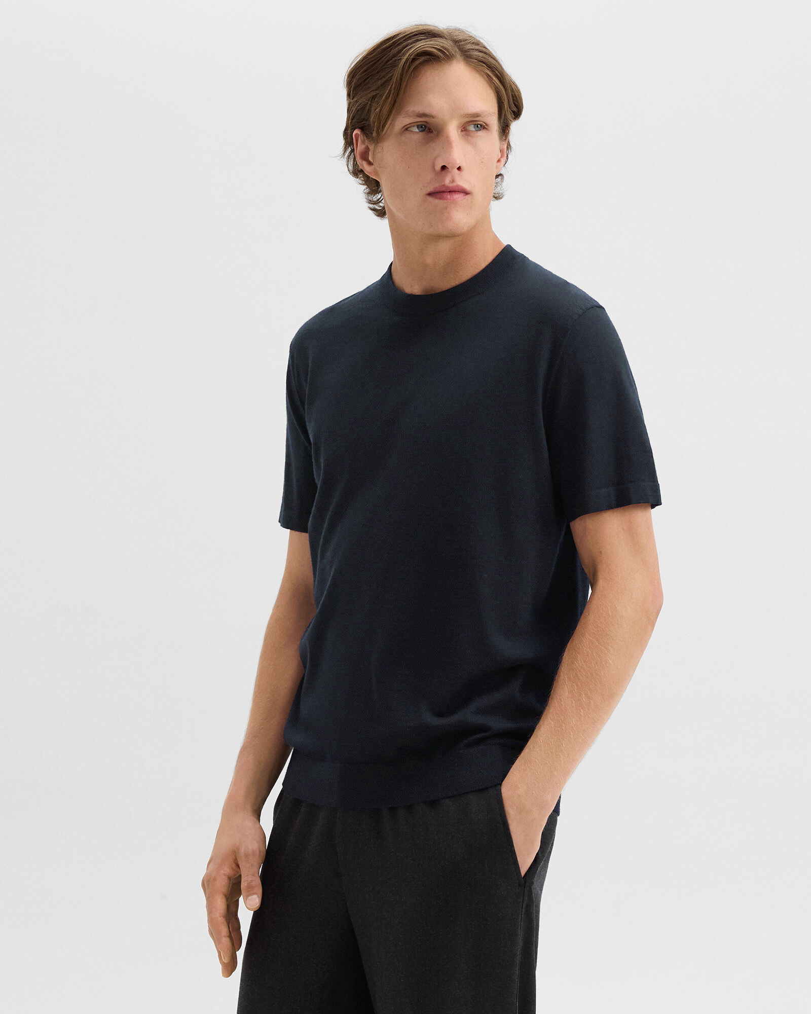 2024AW セオリー Regal Wool Mock Neck LS キャメル 2024AW セオリー Regal Wool Mock Neck LS キャメル