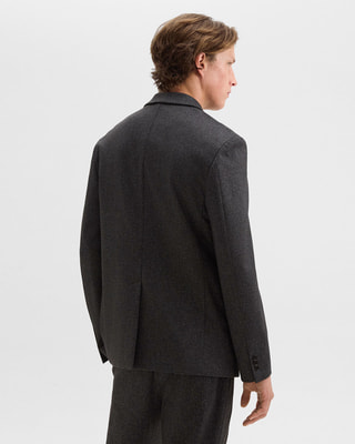 美品　Theory スーツ ダブル　CLINTON リネン 黒　XXL Namba Melange Clinton A | MEN | Theory [セオリー] 公式通販サイト