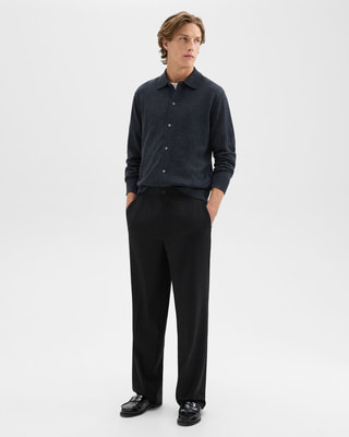 Wool PL Flannel Wide PNT DRW | MEN | Theory [セオリー] 公式