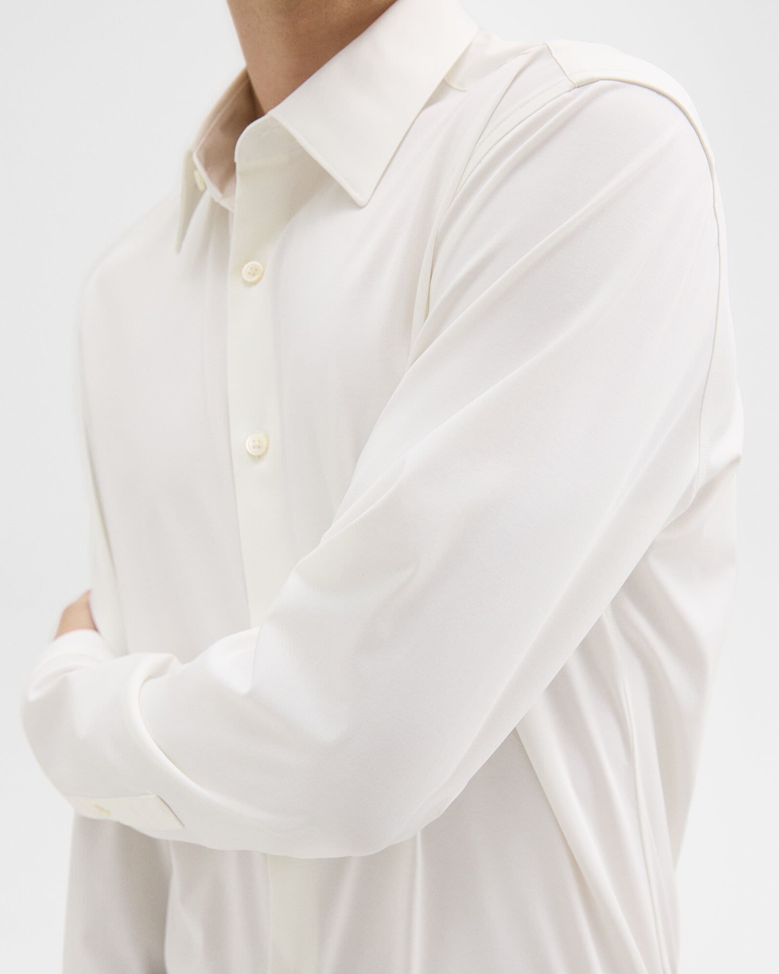 Structure Knit Sylvain Shirt A | MEN | Theory [セオリー