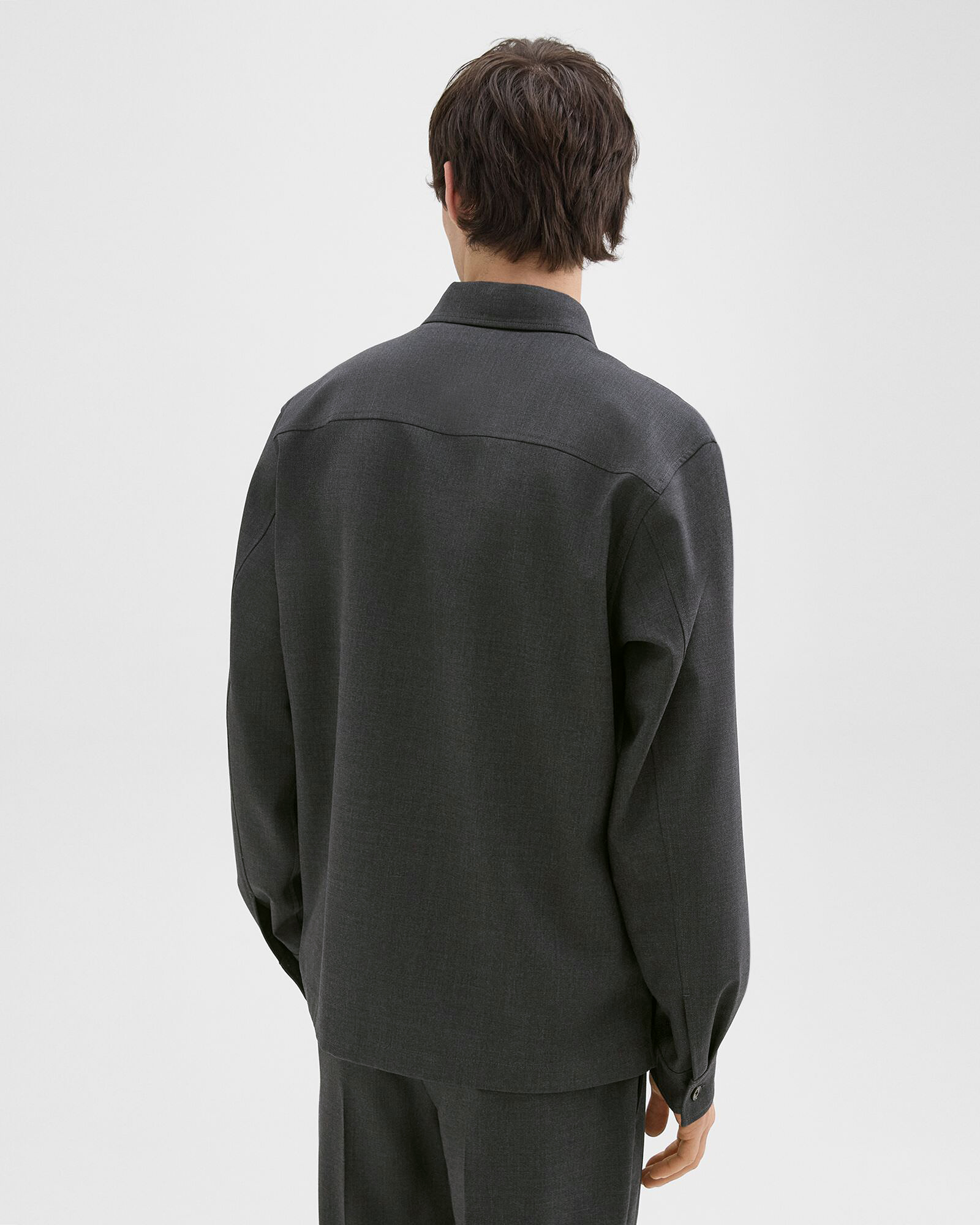 Bond Wool Twill Overshirt A | MEN | Theory [セオリー] 公式通販サイト