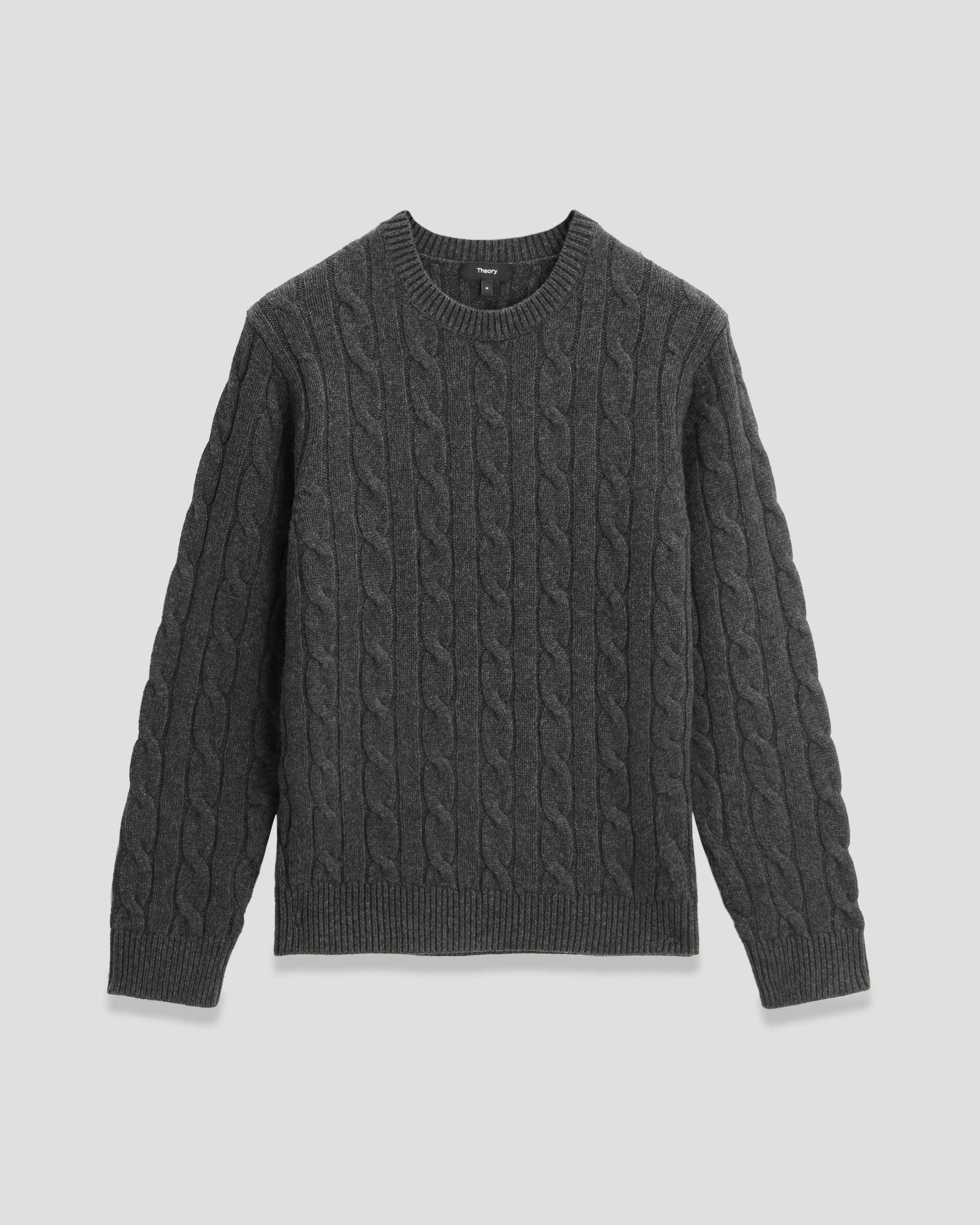 美品✨セオリー　 Pure Double Wc01 ダークグレー　S Montana Wool Cable LS | MEN | Theory [セオリー] 公式通販サイト