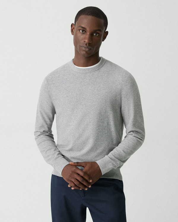 【Theory】Light Bilen Riland Grid Sweater 【Theory】Light Bilen Riland Grid Sweater