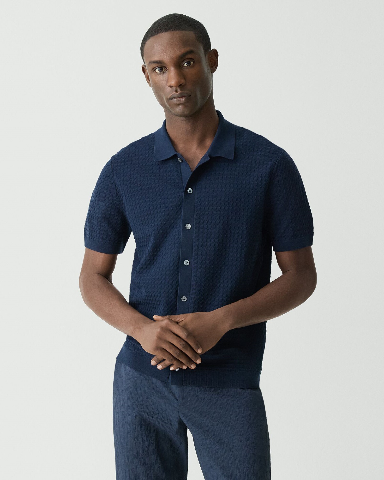 Tactile Cotton Cairn Shirt Cardigan | MEN | Theory [セオリー