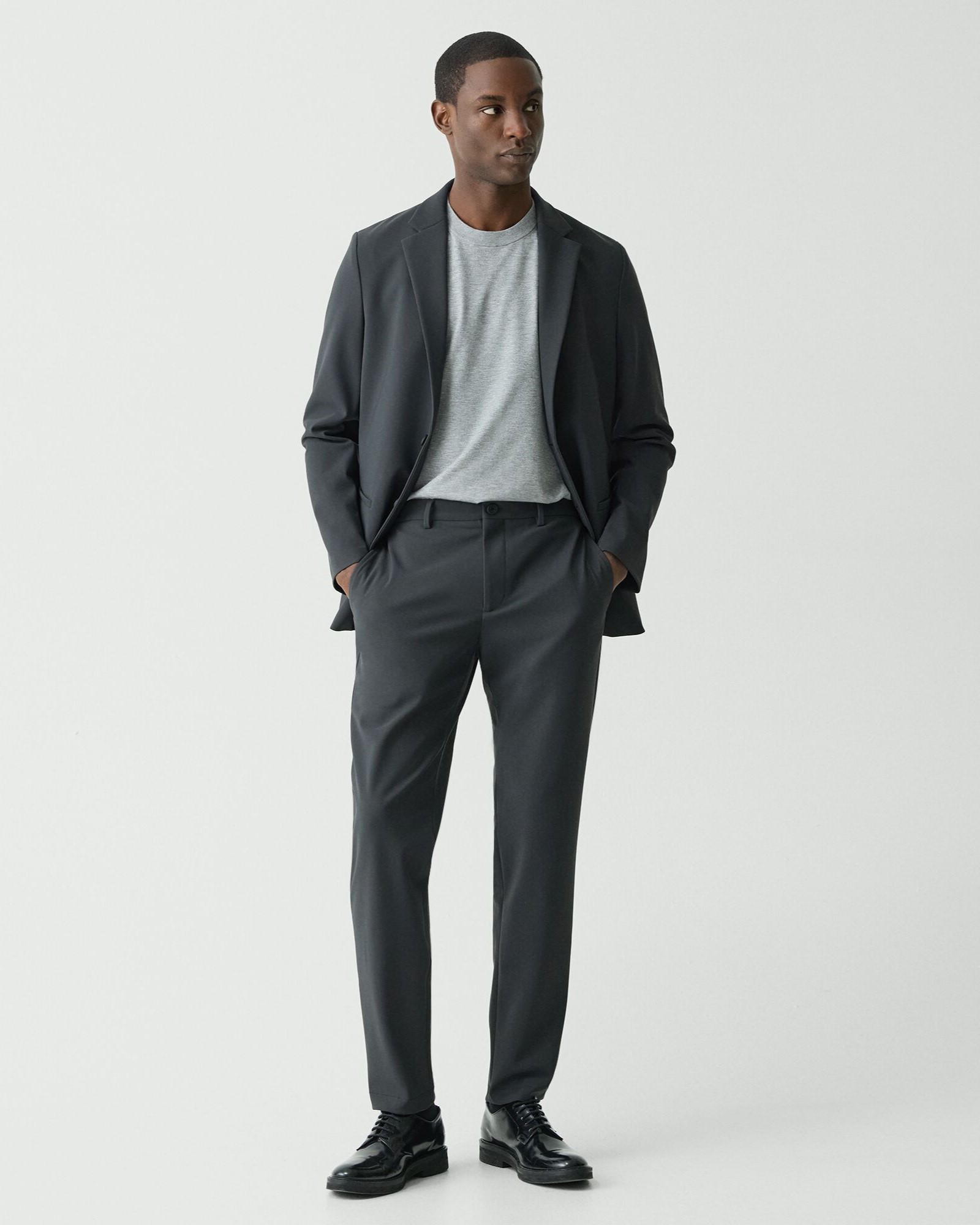 Theory 2024年 Precision Ponte Zaine スラックス Blue Precision Ponte Zaine Pant | Theory
